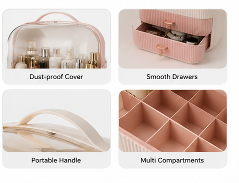 Makeup Organizer Box – Keep Your Beauty Essentials Neat & Stylish - Image 4